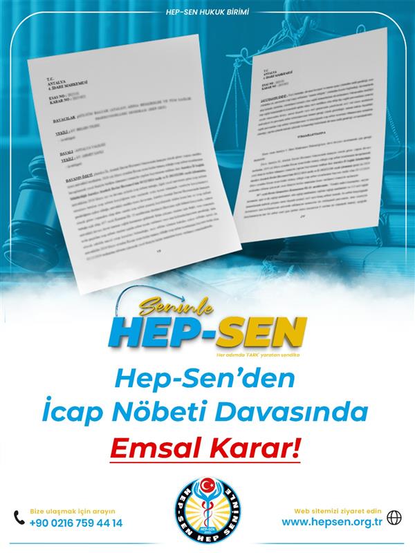 Mahkemeden Emsal Karar: İcap Nöbet Ücreti Hemşirenin Hakkıdır